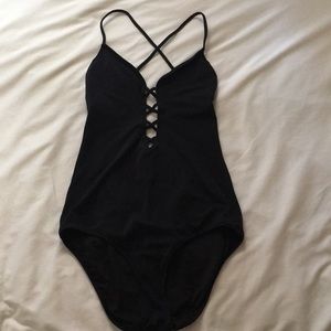 Victoria’s Secret Black One Piece Swimsuit